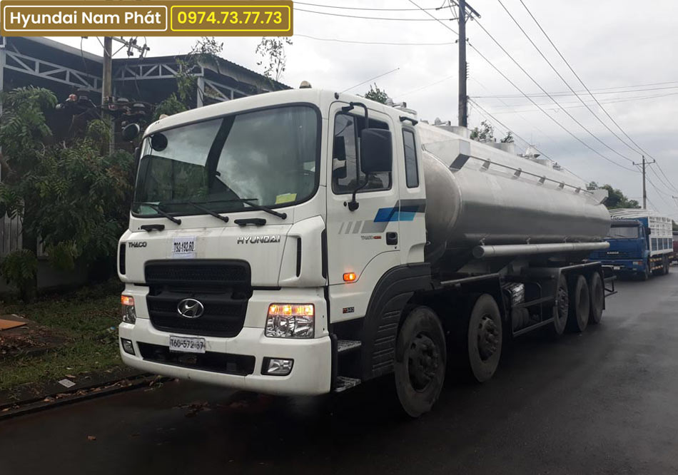 Xe Bồn Xitec Chở Axit Hyundai HD360